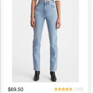 Levi jeans high wasted
